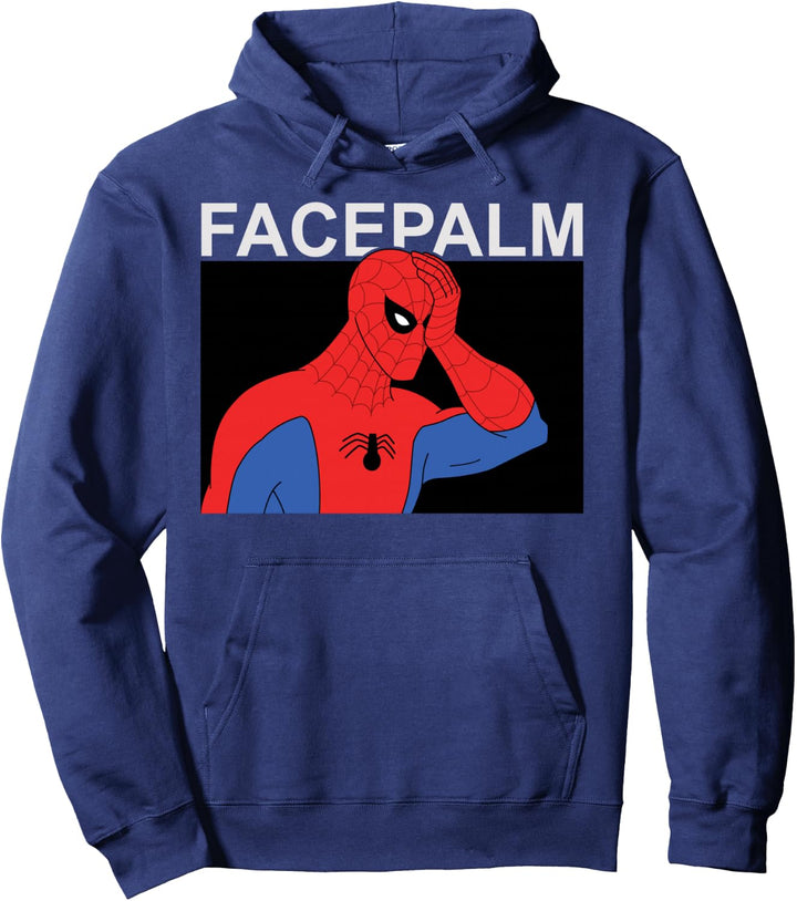 Marvel Spider-Man Facepalm Pullover Hoodie