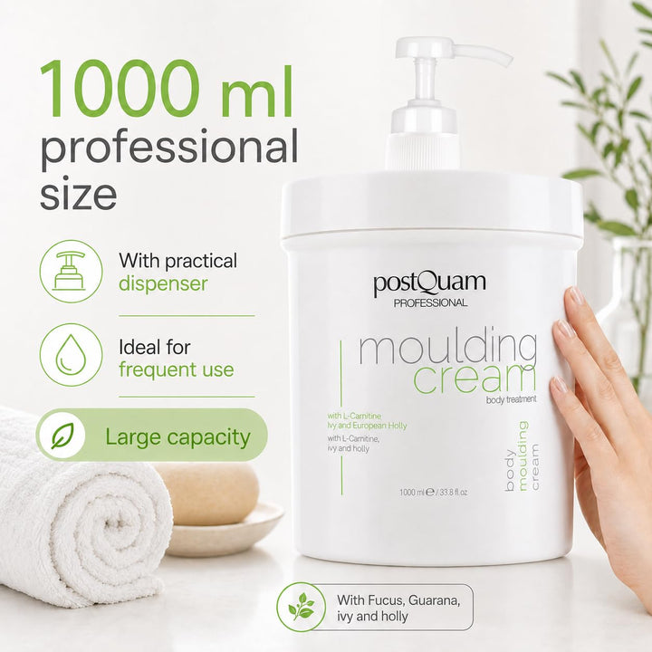 PostQuam - Anti-Cellulite Schlankheits und Straffungscreme | Formel mit Fucus, Koffein und L-Carniti