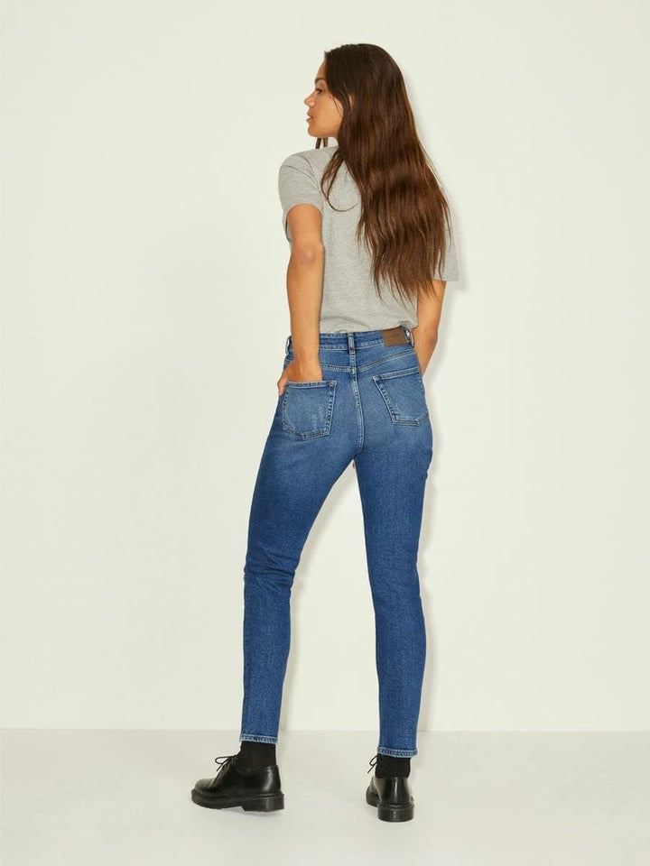Jack & Jones Women's Jeans 28W / 34L Medium Blue Denim, 28W / 34L Medium Blue Denim