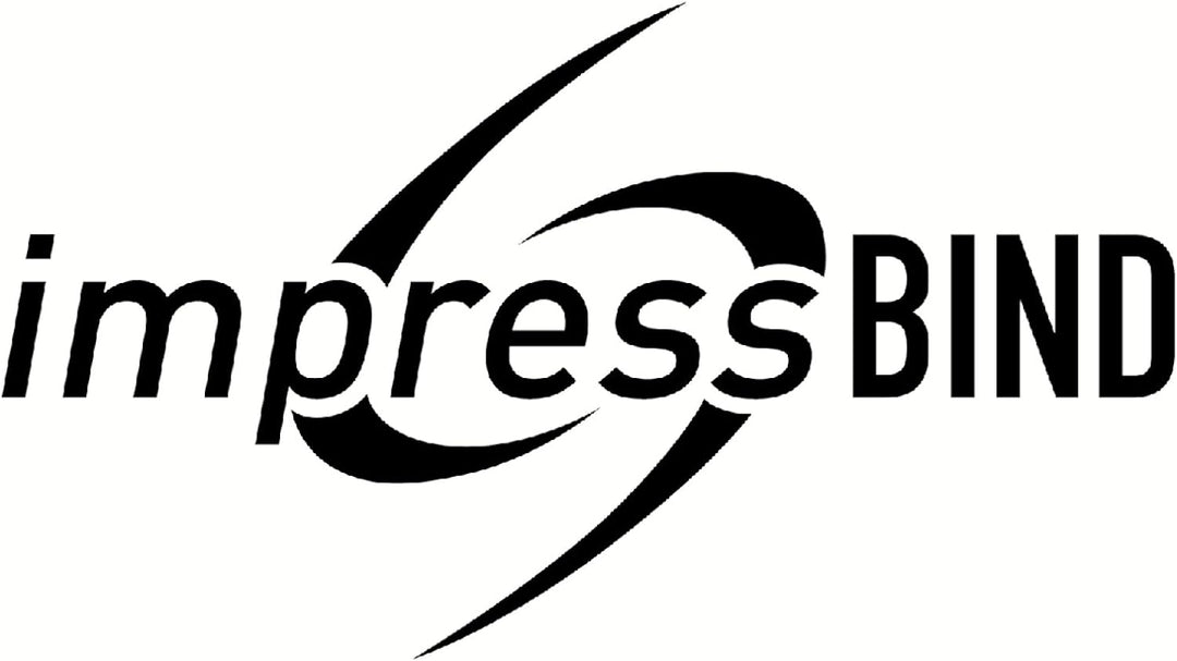 Leitz 73970035 Buchbindemappe impressBIND, Hard Cover, A4, 28 mm, 10 Stück, blau