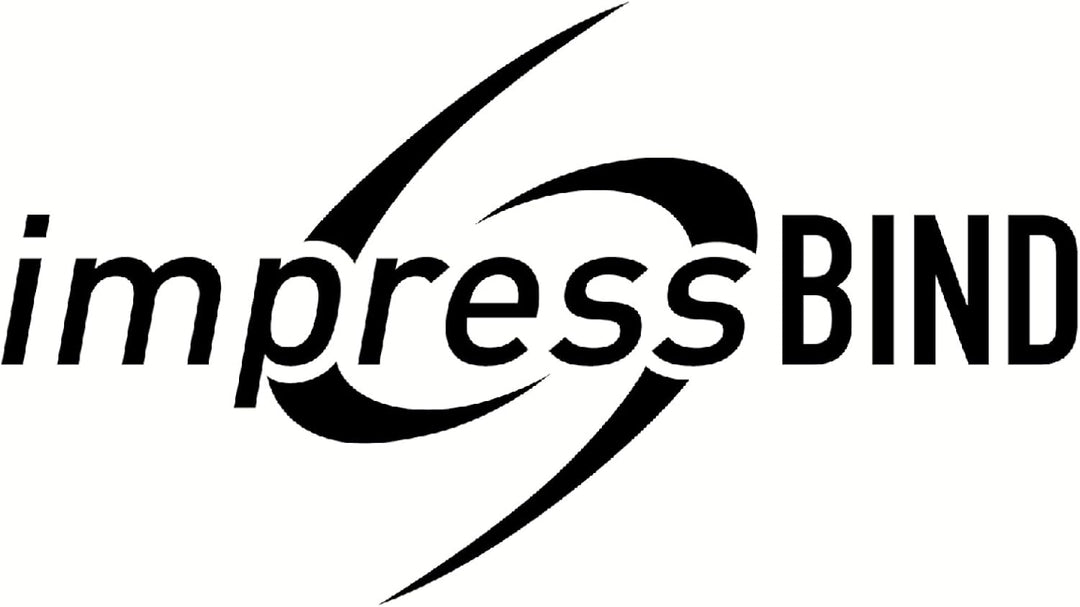 Leitz 73970095 Buchbindemappe impressBIND, Hard Cover, A4, 28 mm, 10 Stück, schwarz