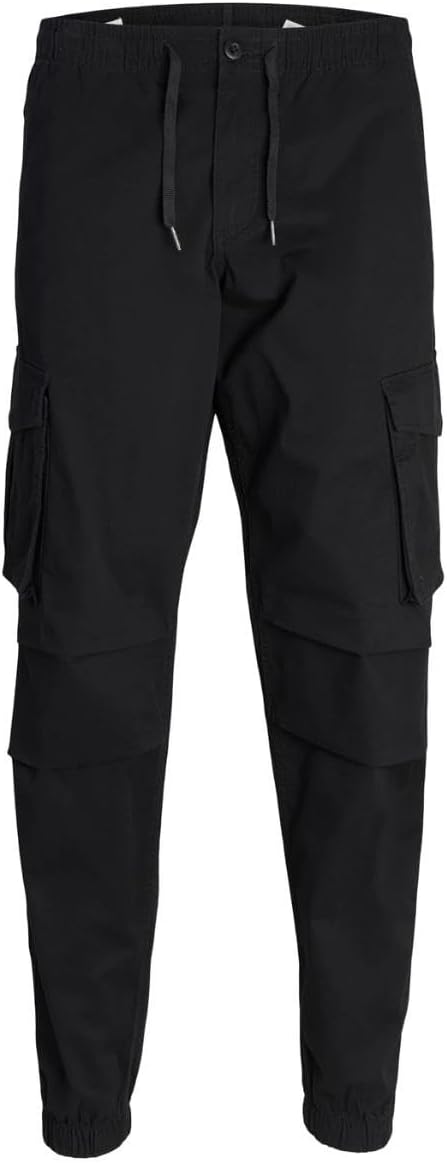 JACK & JONES Male Cargo-Hose Relaxed Fit Cargo-Hose XS Schwarz, XS Schwarz