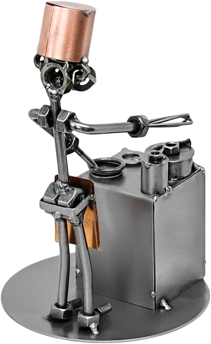 metalman24 Schraubenmännchen Koch handgefertigte ausgefallene Geschenkidee