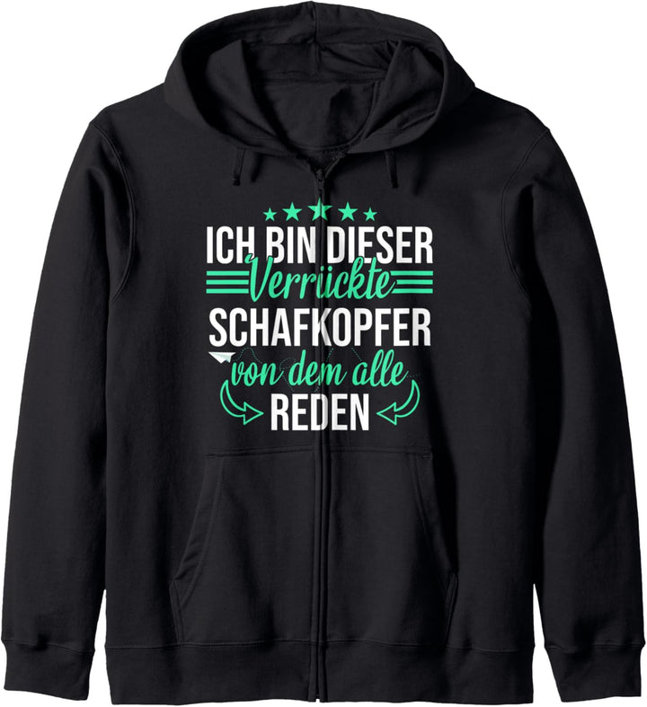 Schafkopf Schafkopfen Kartenspiel Spruch Geschenkidee Kapuzenjacke