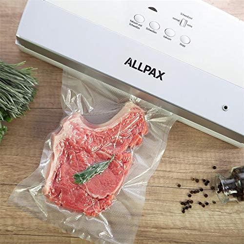 Allpax Vakuumbeutel 40 x 60 cm, 50 Stück, extra dicke Kunststoffbeutel zum Vakuumieren von Lebensmit