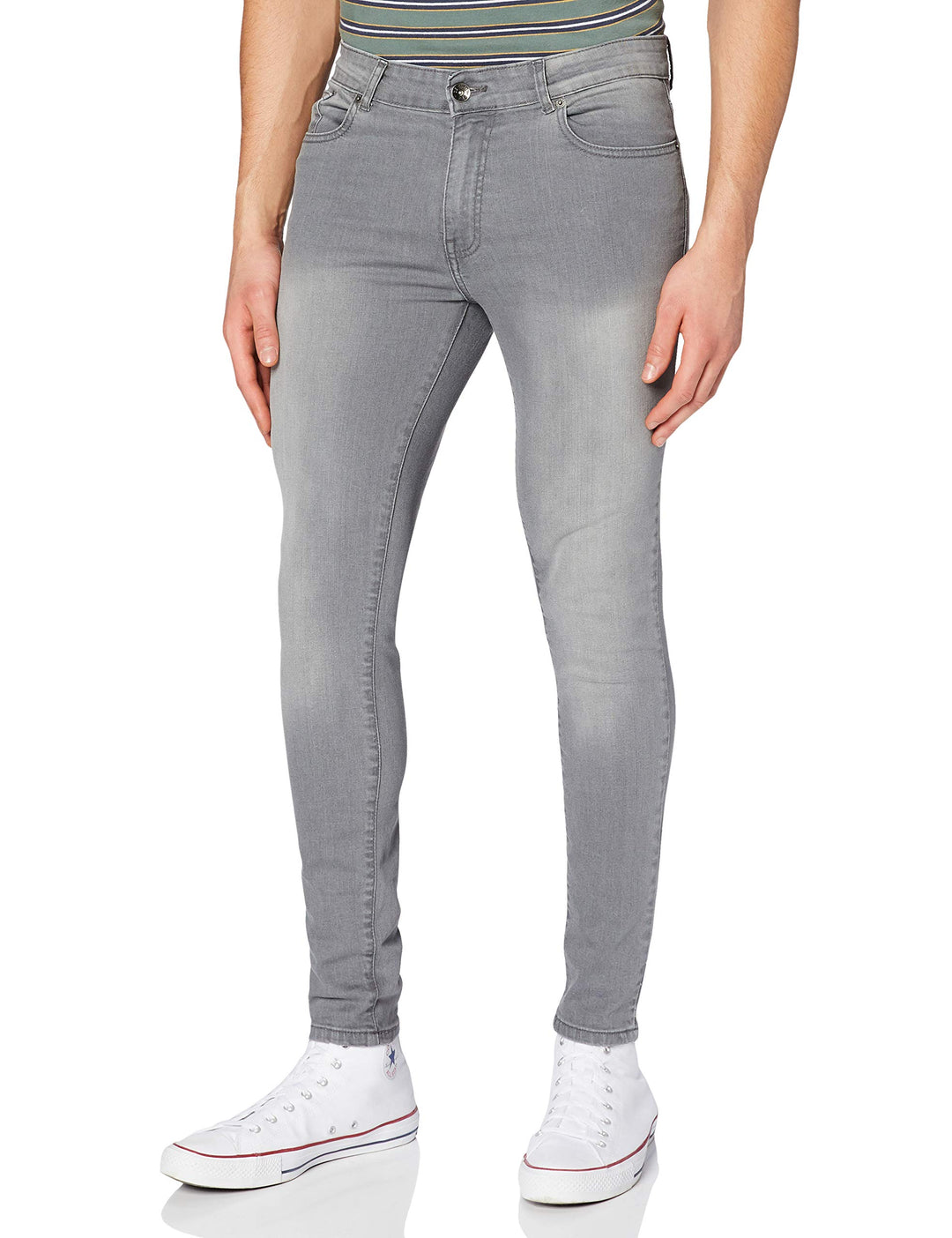 Enzo Herren Jeans Ez326 32W / 32L Grau, 32W / 32L Grau