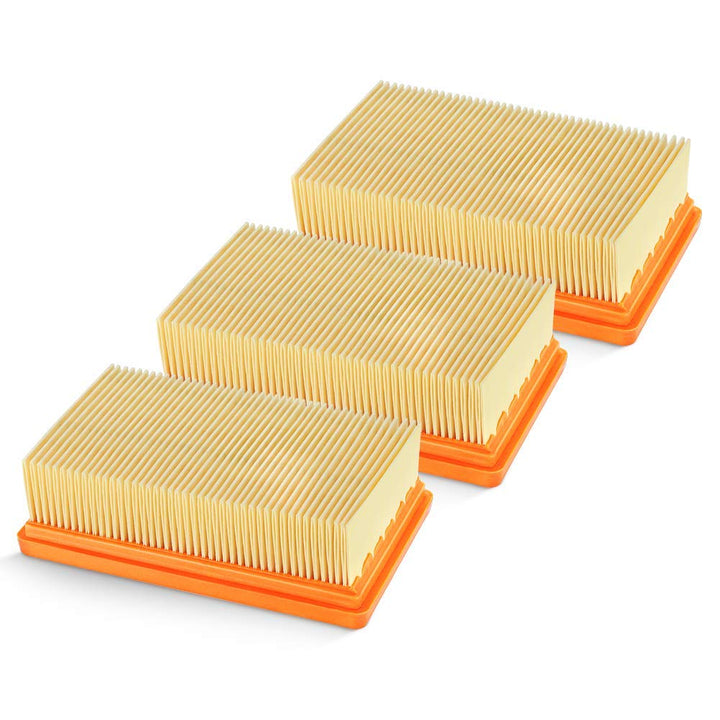 Isincer 3 Pack Karcher Staubsauger Filter für Karcher [MV4 MV5 MV6 WD4 WD5 WD6] Nass-Trocken-Staubsa