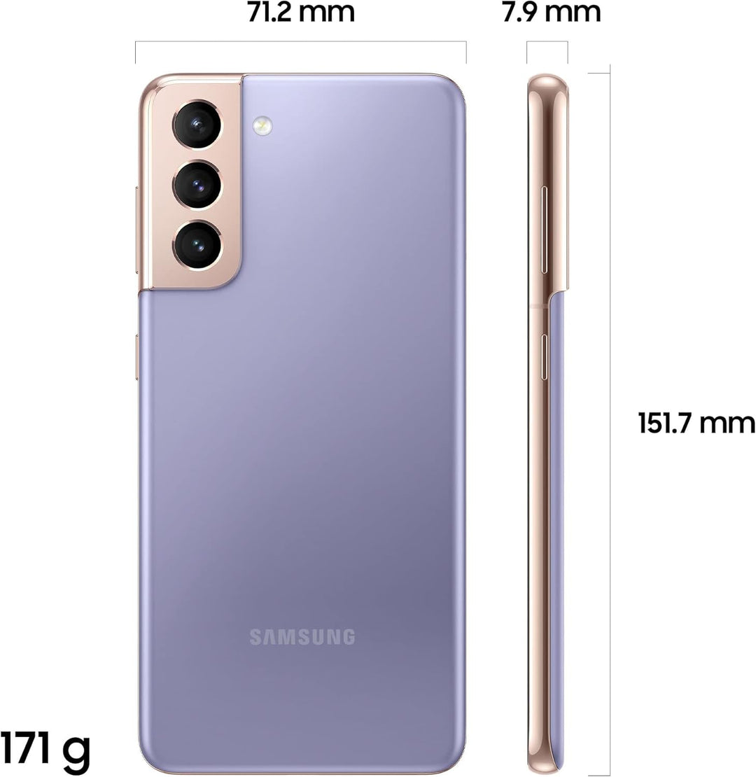 Samsung Galaxy S21 5G 128GB Speicher Violett 8GB RAM 4.000mAh Akku AI Handy Android 15 Smartphone oh