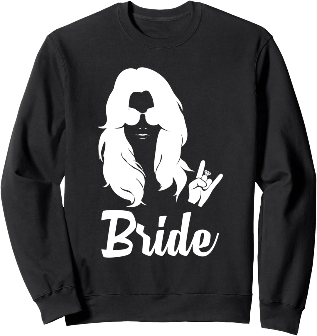 Braut Hochzeit Hochzeitstag Paar Jahrestag JGA Team Bride Sweatshirt