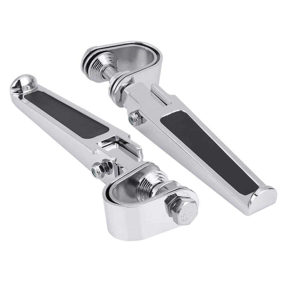 Motorrad Fussrasten mit Motorschutzklemmen für Motorrad 1 inch bis 1-1 / 4inch