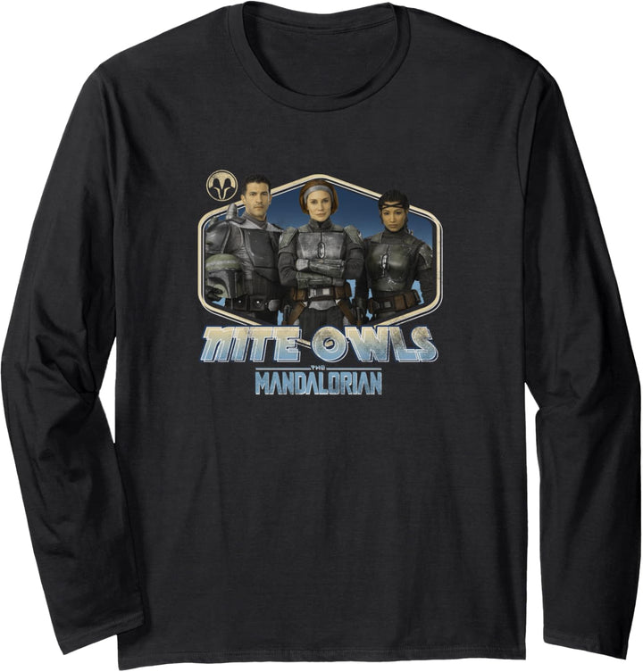 Star Wars: The Mandalorian Nite Owls Group Shot Langarmshirt