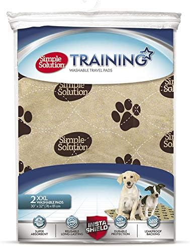 Simple Solution Waschbare Trainings- und Reise-Hundekissen, wiederverwendbare Hundekissen, saugfähig
