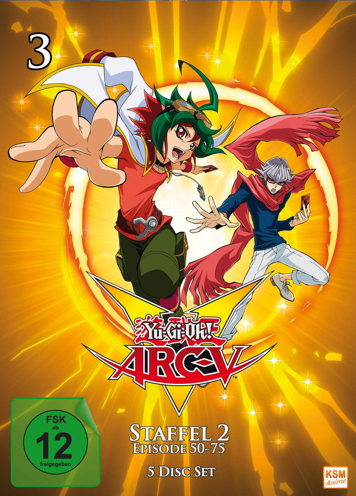 Yu-Gi-Oh! Arc-V - Staffel 2.1: Episode 50-75 [5 DVDs], DVD