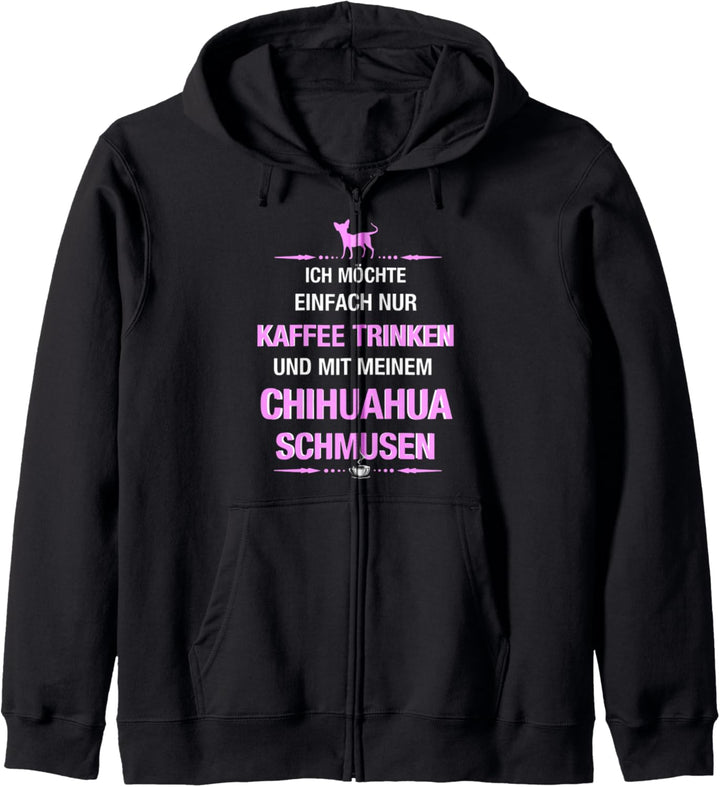 Chihuahua Hunde Besitzer Spruch Geburtstag Kapuzenjacke