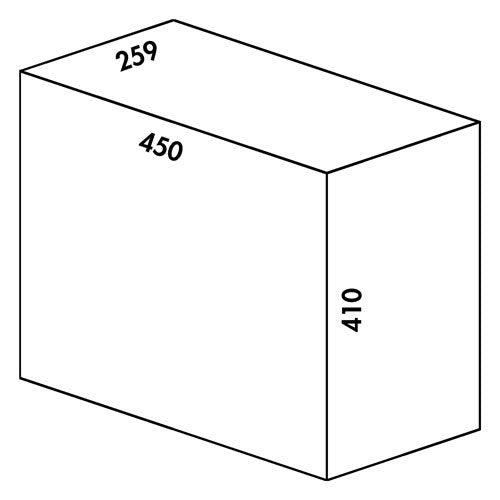 Wesco Double Boy Deluxe Mülleimer, Edelstahl,