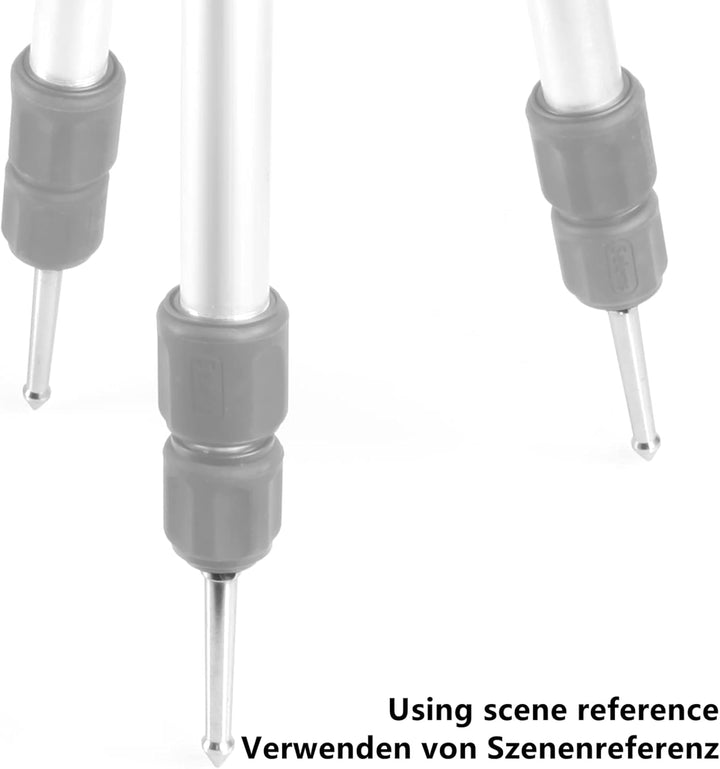 Selens Stativ Spike mit 1/4" Gewindeloch 3 Stück, Edelstahl Kamerastativ Spikes Füsse Lange Stativge