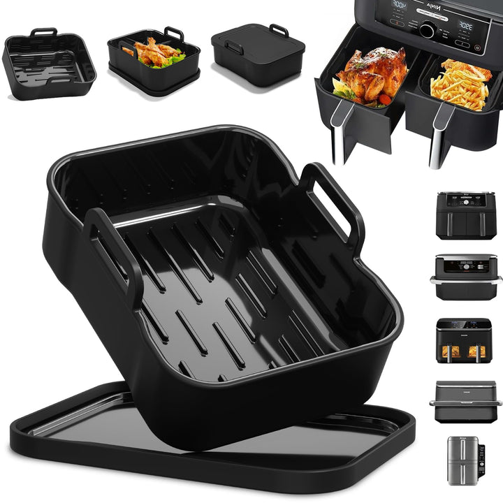 Airfryer Zubehör für Ninja AF400EU AF451EU AF500EU SL400EU AF180EU Philips COSORI 21x16CM Airfryer S