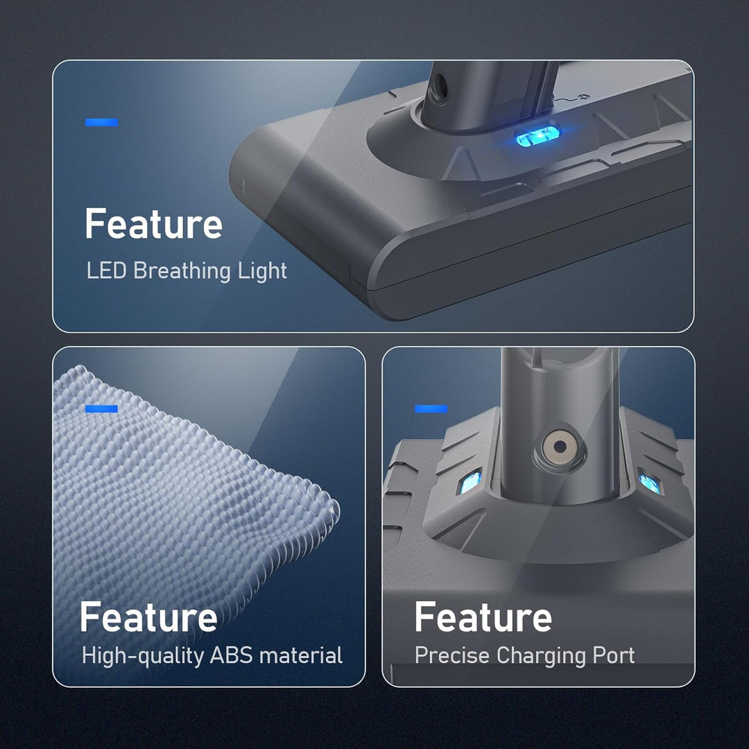 Keenstone V8 Akku 8000mAh, Ersatzakku Für Dyson SV10 V8 Absolute Animal Motorhead Fluffy Slim Fluffy