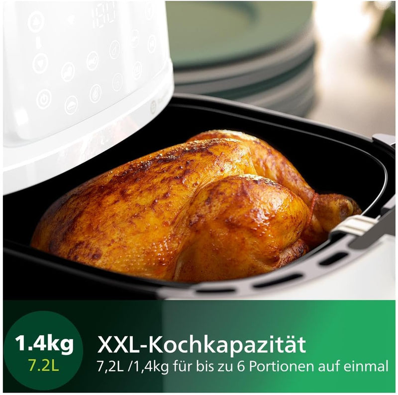 Philips Airfryer 5000-Serie XXL, 7,2L (1,4Kg) - 6 Portionen, 16-in-1 Airfryer, Wifi verbunden, 90% w