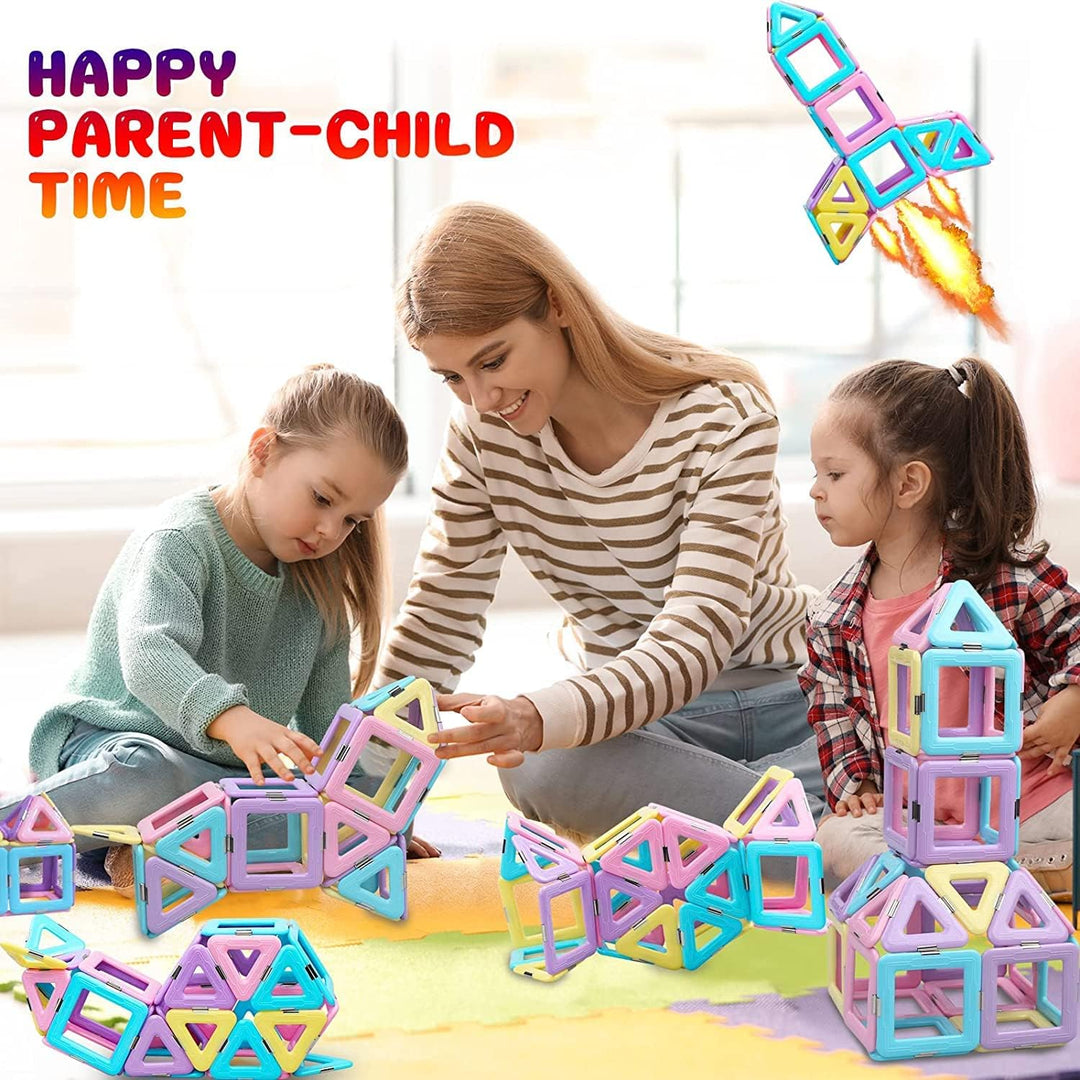 Magnetische Bausteine 38 Teile Magnete Magnet Spielzeug Kinder Magnetspielzeug Magnetbausteine Set M