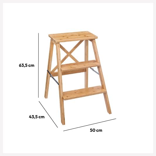5five - trittstufe 3 Stufen Bambus