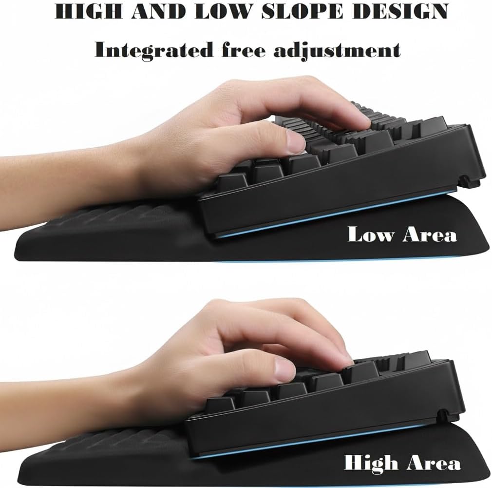 Tastatur Ständer mit Handgelenkauflage,Ergonomisches Tilt Tastaturständer,Ergonomischer Bequemer Wri