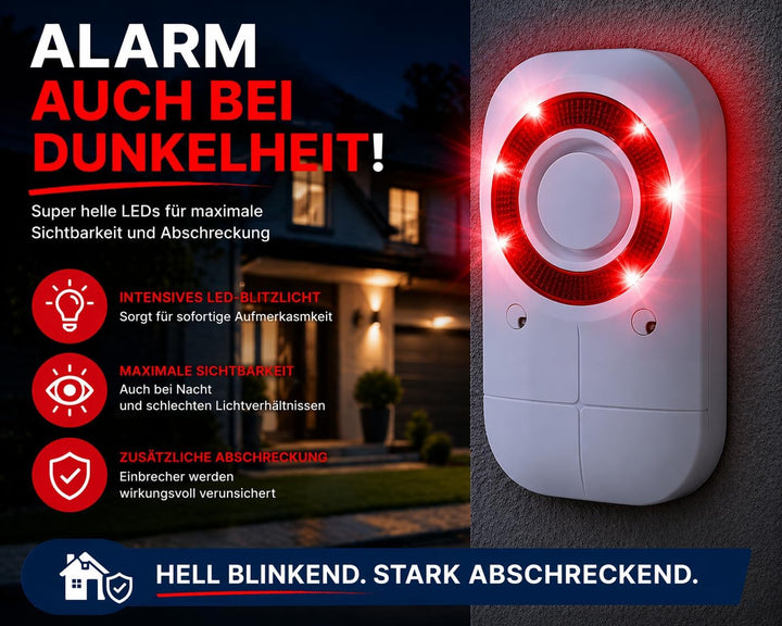 Olympia 6115 Alarmsysteme Aussensirene XL Single, Single
