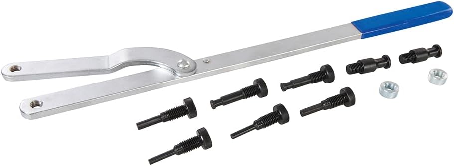 Silverline Universal-Riemenscheibenhalter & Lüfterkupplungs-Set, 11-teilig, 6–16 mm (618569)