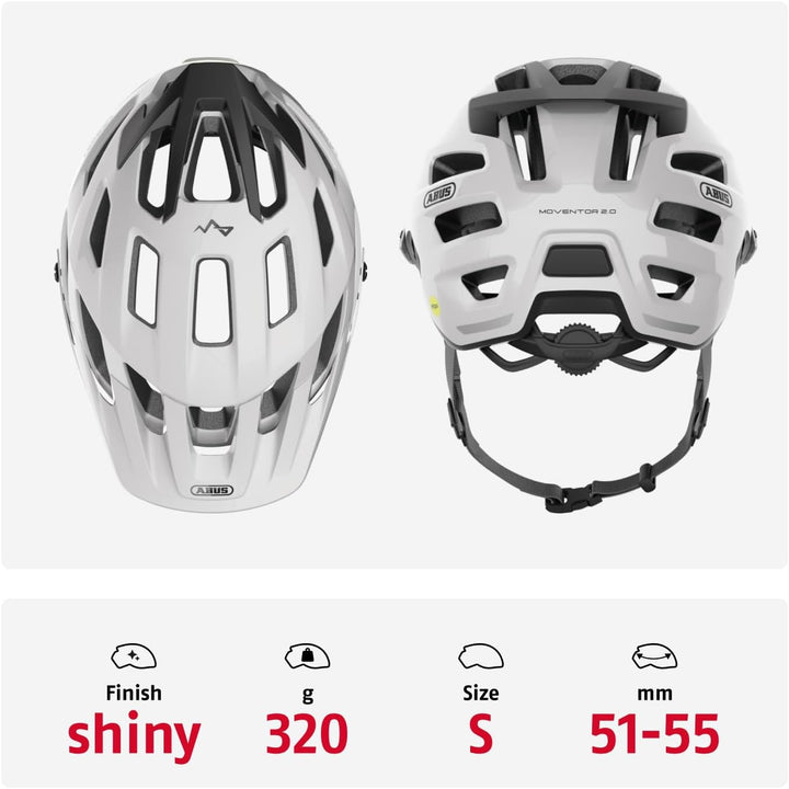 ABUS MTB-Helm Moventor 2.0 MIPS - Fahrradhelm mit Aufprallschutz für den Geländeeinsatz - All-Mounta