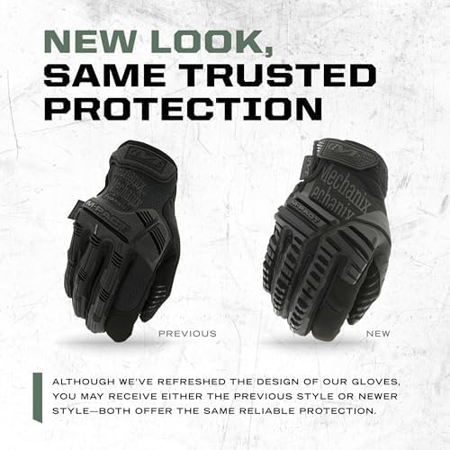 Mechanix Wear M-pact® Covert Einsatzhandschuhe mit Stossschutz, Schwarz, XXL EU XXL Schwarz, XXL Sch