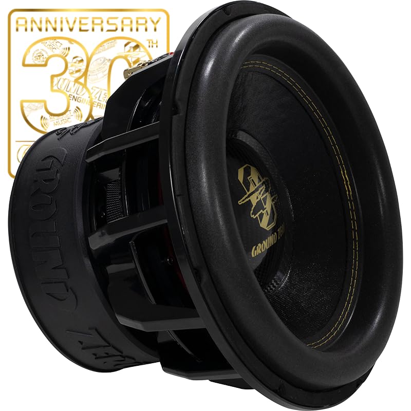 Ground Zero GZW 12-30A 30th Anniversary SPL Subwoofer – 30 cm (12”) – 1500 W RMS, 3” Schwingspule, T