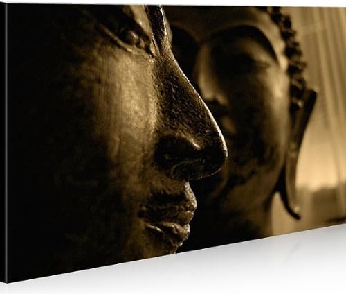 islandburner Bild Bilder auf Leinwand Buddha V4 1p XXL Poster Leinwandbild Wandbild Dekoartikel Wohn