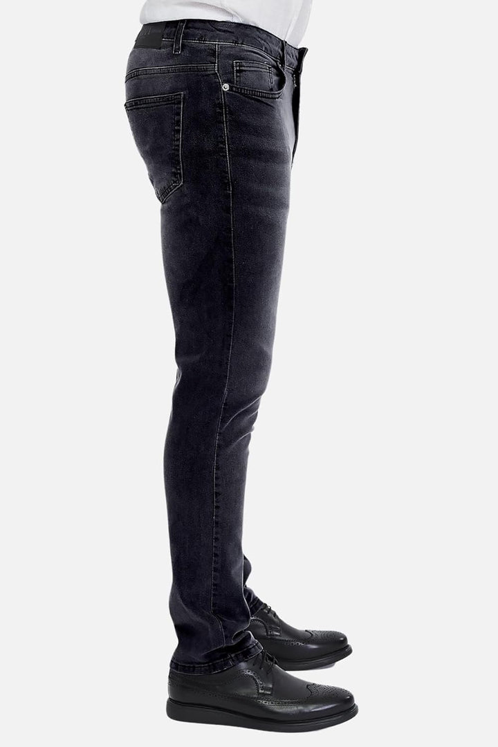 Herren Jeans Regular Fit, Stretch Jeanshose, Herren High Waist, Straight Cut, Basic Washed, Männer H