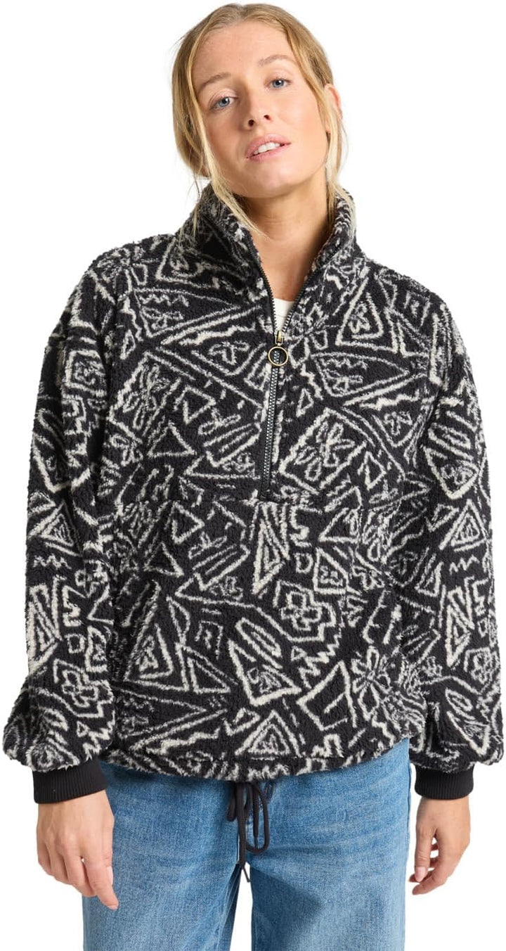 Billabong Damen Auszeit Sweatshirt XS Black Pebble, XS Black Pebble