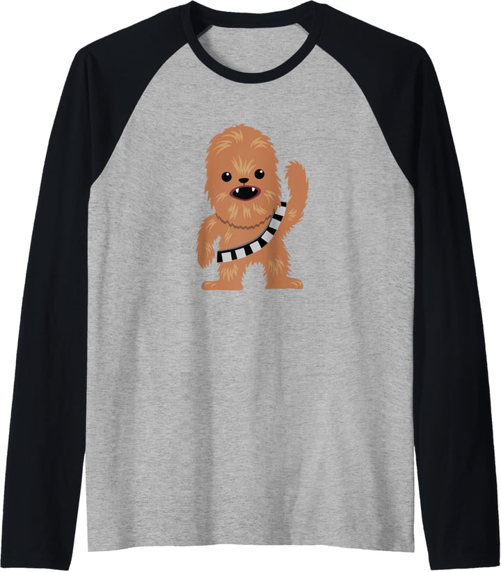 Star Wars Chewbacca Cutie Cartoon Chewie Raglan