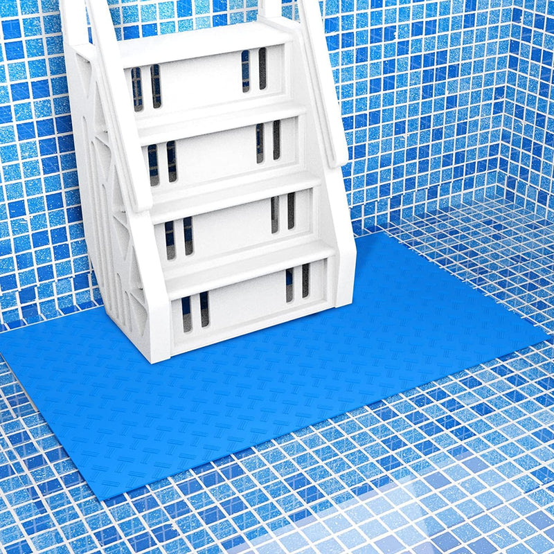 90x40CM Schwimmbadleitermatte,Gross Pool schutzmatte,Anti Rutsch Leitermatte für Schwimmbäder,Schutz