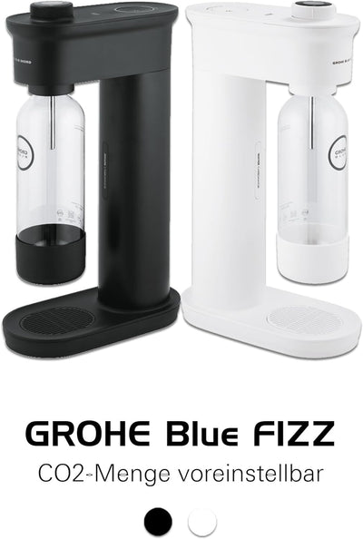 Grohe Blue Fizz - Wassersprudler 4x CO2 Set (3 einstellbare CO2 Stufen, inkl. 4 CO2 Flaschen, 1x 0,8