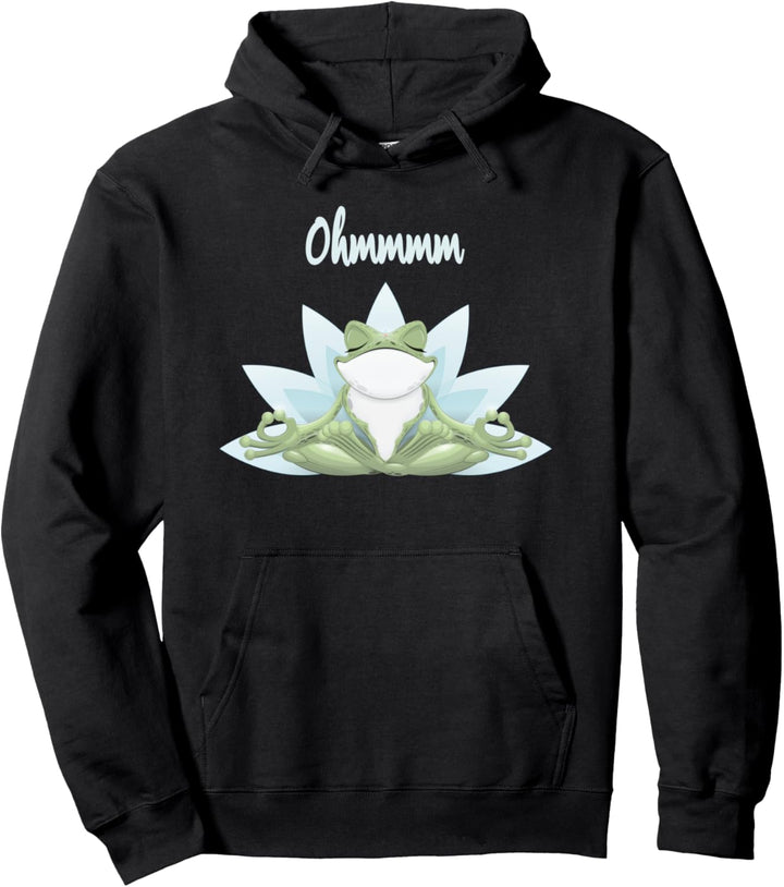 Ohmmm Yoga Frosch - Lustiges Meditation Entspannung Frösche Pullover Hoodie