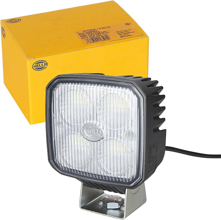 HELLA - LED-Arbeitsscheinwerfer - Q90 compact - 12/24V - 1200lm - geschraubt/Anbau - schwenkbarer Mo