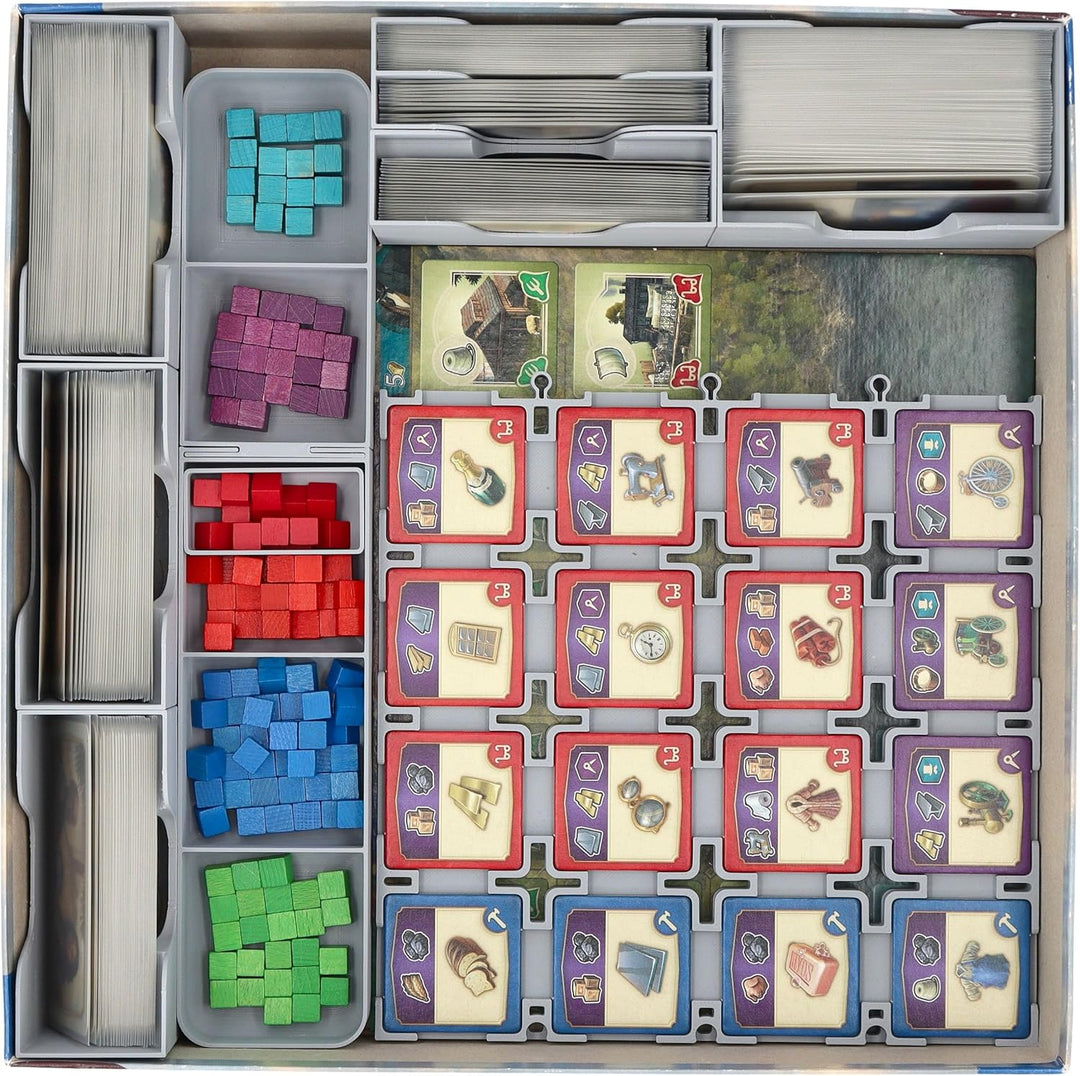 Feldherr Organizer kompatibel mit Anno 1800 + Die Erweiterung - Insert für die Grundspielbox - Leich