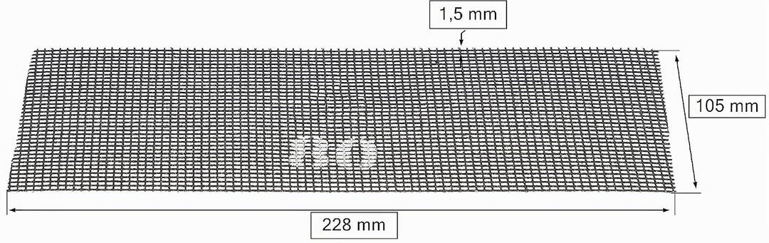 KOTARBAU® 50er Set Schleifgitter für Rigipsschleifer zum Schleifen von Trockenbau 80 80 50, 80 50