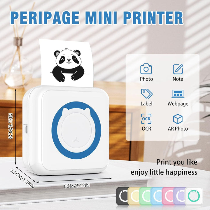 mini drucker für smartphone, fotodrucker für smartphone, mini drucker aufkleber, Bluetooth tragbarer