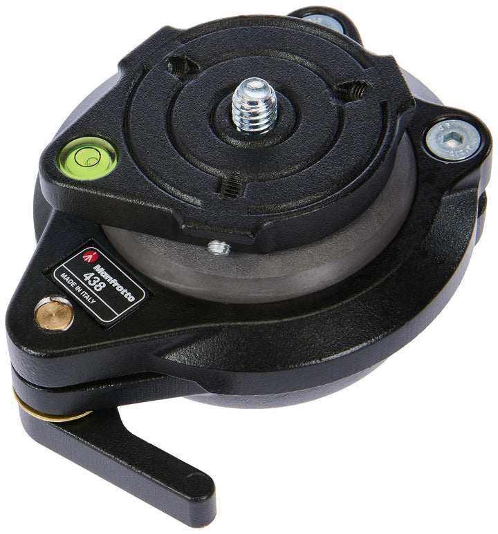 Manfrotto kompakter Nivelierkopf 438 3/8", 3/8"