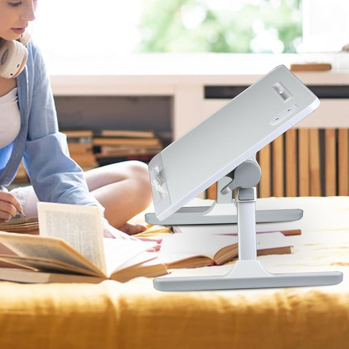 Laptop Schreibtisch Faltbares Bett, Verstellbarer Laptop Betttisch mit Höhen und Winkeln, Faltbarer