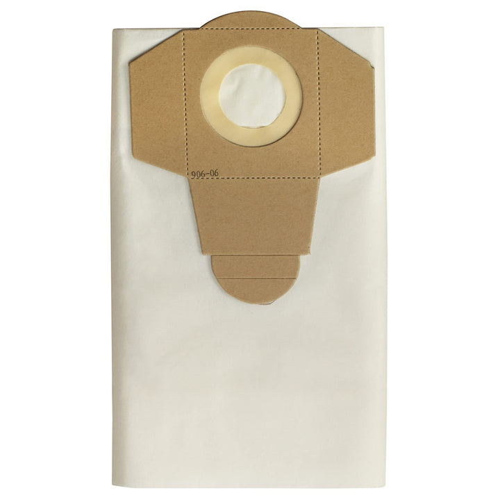 Vacmaster 950131 30 l Feinfiltrations-Staubbeutel für Nass- und Trockensauger und Staubabsauger, Wei