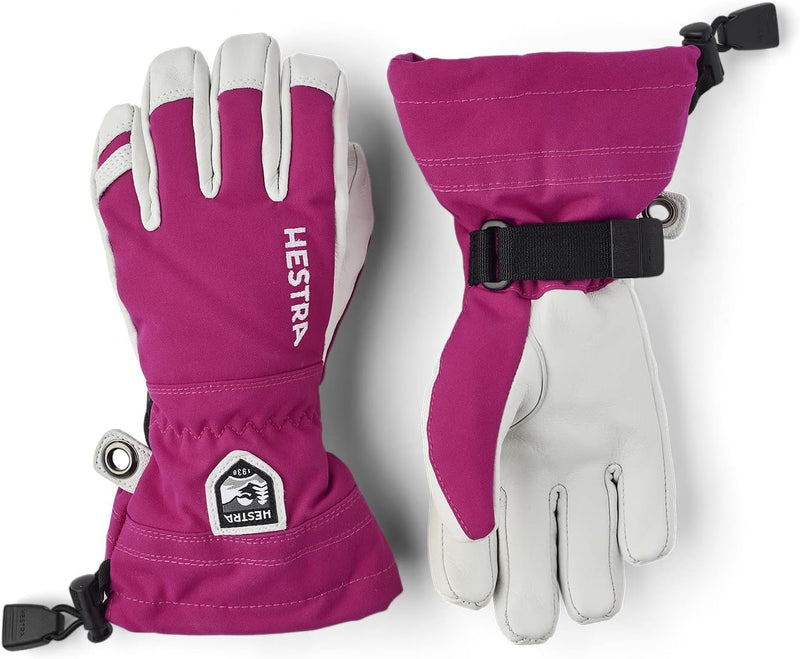 HESTRA Army Leather Heli Ski Jr. - 5 Finger, 5
