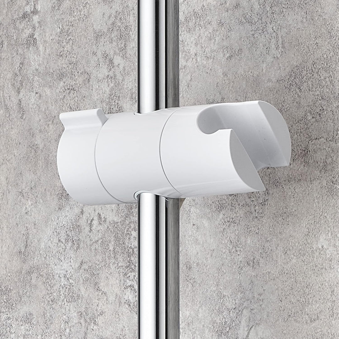 Mira Showers 2.1703.017 Beat Duschrutschstange, Weiss/Chrom, Weiss/Chrom
