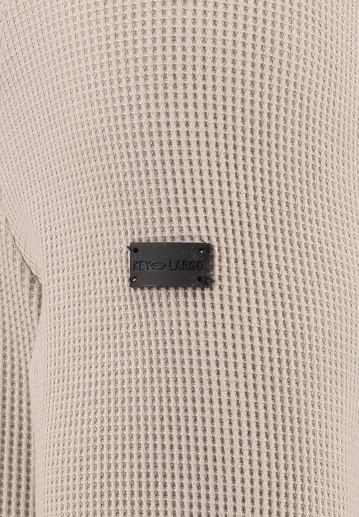 KEY LARGO Herren Stefano Round Sweatshirt XXL Sand (1005), XXL Sand (1005)
