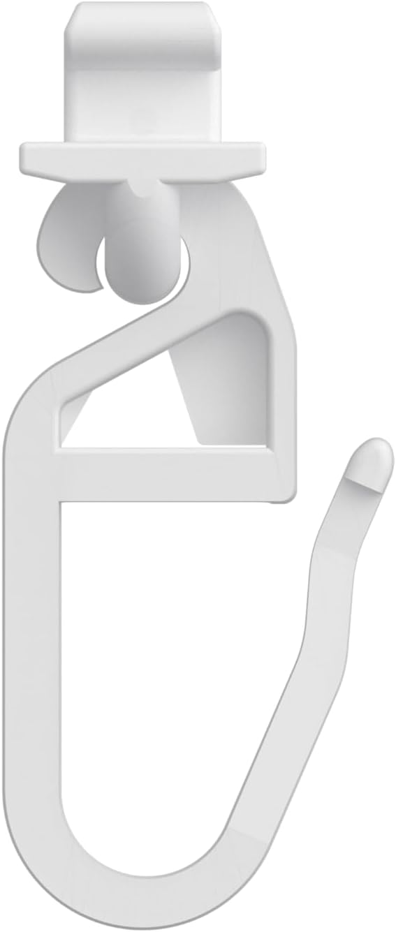 INTERDECO Dreh-Gleiter Drehfix für Innenlaufstangen/Innenlauf Gardinenstangen (300 Stück)