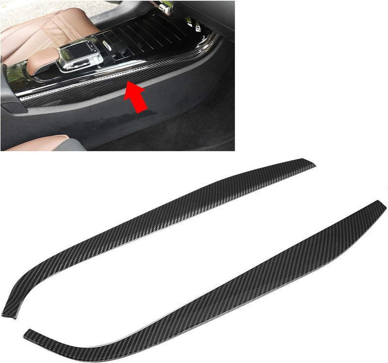 Stuks Automotive ABS Center Console Beide Side Strips Decrotive Trim Paste Installatie Vervanging Vo